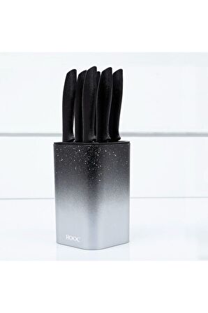 Rooc 7 parça standlı sebze meyve bıçağı seti takımı
