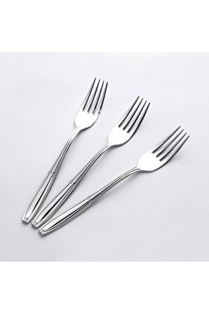 Nehir buket yemek çatal - 6 lı yemek çatalı