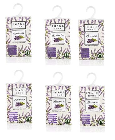 Lavanta çok amaçlı koku kesesi -6 lı askılı dolap içi parfüm kokusu kesesi