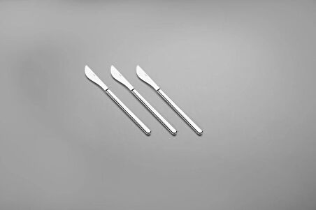 Nehir sofia tatlı pasta bıçak - 12 li tatlı pasta bıçağı paslanmaz çelik