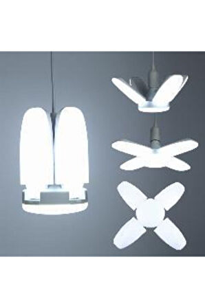 fugo 4+1 led ampul 27w pervane led ampül beyazx (2 adet)
