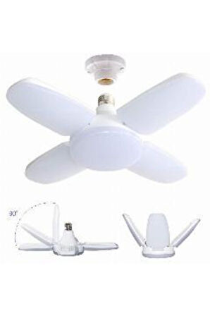 fugo 4+1 led ampul 27w pervane led ampül beyazx (2 adet)