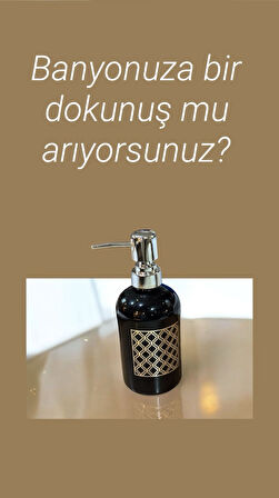 Porselen sıvı sabunluk - pompalı sıvı sabunluk