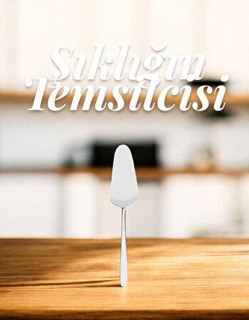 Nehir sultan servis spatula kürek - servis küreği 25,9 cm.