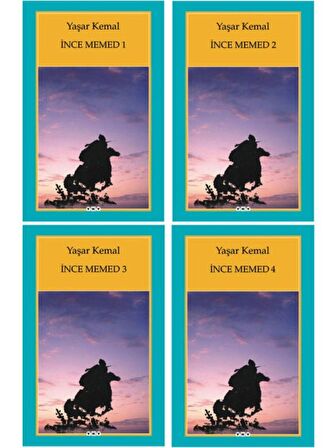 Yaşar Kemal Ince Memed Serisi 1-2-3-4 Set