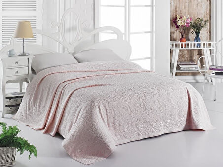 Romantik Gül Kurusu Havlu Pike Esra 160x220
