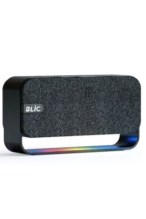 Blic BLS-70 12W Bluetooth Hoparlör RGB Işıklı Güçlü Bass TWS Stereo Kumaş Dokulu Kablosuz Speaker