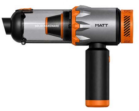 MATT MCV22 9.000 mAh Güçlü Bataryalı Araç Süpürgesi 22.000Pa Kablosuz Şarjlı El Tipi 220W Vakum & Üfleme Turuncu