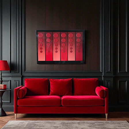 Dekoratif Soyut Tablo 70 x 100 cm CAN001 - Ev - Otel - Ofis - Hastahane - Kafe - Restourant Dekorasyonu