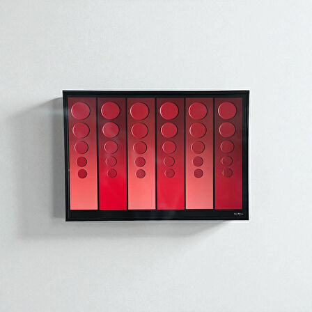 Dekoratif Soyut Tablo 70 x 100 cm CAN001 - Ev - Otel - Ofis - Hastahane - Kafe - Restourant Dekorasyonu