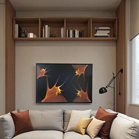 Dekoratif Soyut Tablo 70 x 100 cm CAN002 - Ev - Otel - Ofis - Hastahane - Kafe - Restourant Dekorasyonu