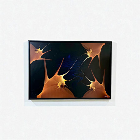 Dekoratif Soyut Tablo 70 x 100 cm CAN002 - Ev - Otel - Ofis - Hastahane - Kafe - Restourant Dekorasyonu