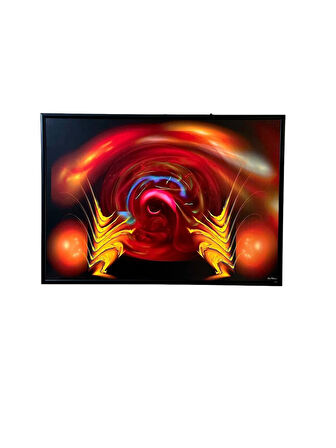Dekoratif Soyut Tablo 70 x 100 cm CAN007 - Ev - Otel - Ofis - Hastahane - Kafe - Restourant Dekorasyonu