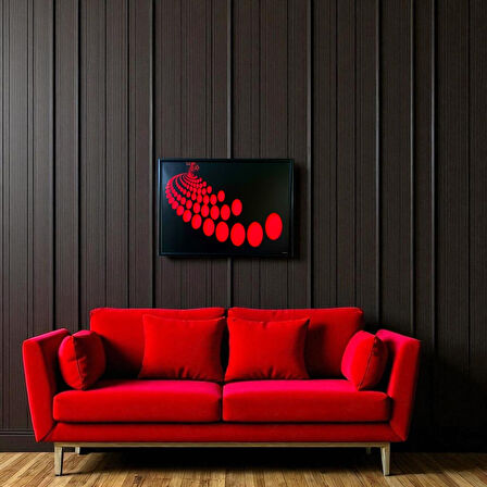 Dekoratif Soyut Tablo 50 x 70 cm CAN102 - Ev - Otel - Ofis - Hastahane - Kafe - Restourant Dekorasyonu