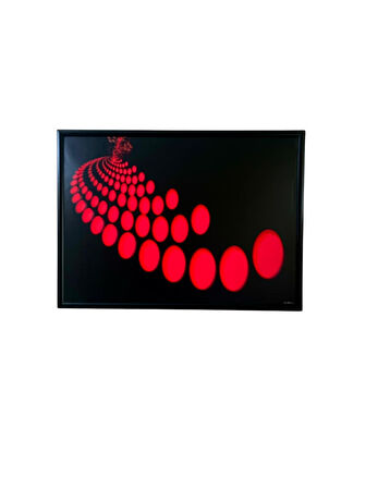Dekoratif Soyut Tablo 50 x 70 cm CAN102 - Ev - Otel - Ofis - Hastahane - Kafe - Restourant Dekorasyonu