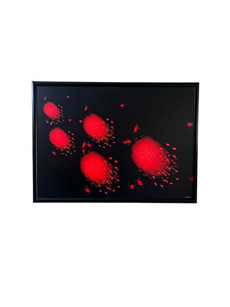 Dekoratif Soyut Tablo 50 x 70 cm CAN103 - Ev - Otel - Ofis - Hastahane - Kafe - Restourant Dekorasyonu