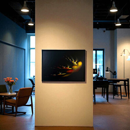 Dekoratif Soyut Tablo 50 x 70 cm CAN104 - Ev - Otel - Ofis - Hastahane - Kafe - Restoran Dekorasyonu