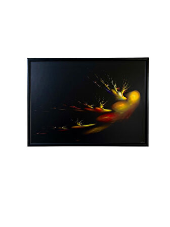 Dekoratif Soyut Tablo 50 x 70 cm CAN104 - Ev - Otel - Ofis - Hastahane - Kafe - Restoran Dekorasyonu
