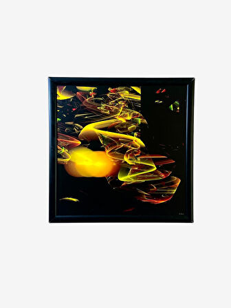 Dekoratif Soyut Tablo 40 x 40 cm CAN202 - Ev - Otel - Ofis - Hastahane - Kafe - Restourant Dekorasyonu