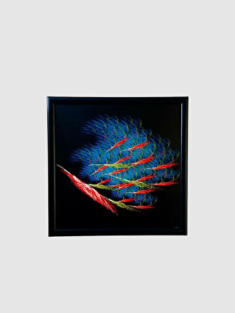 Dekoratif Soyut Tablo 40 x 40 cm CAN204 - Ev - Otel - Ofis - Hastahane - Kafe - Restoran Dekorasyonu