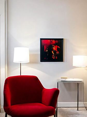 Dekoratif Soyut Tablo 40 x 40 cm CAN205 - Ev - Otel - Ofis - Hastahane - Kafe - Restoran Dekorasyonu