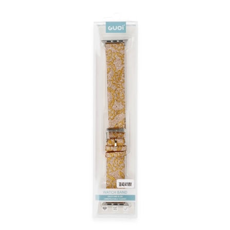 Apple Watch 38mm Creeper Desenli Kordon - Gold iegxx