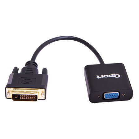 QPORT Q-VDV2 DVI TO VGA 241 ÇEVİRİCİ