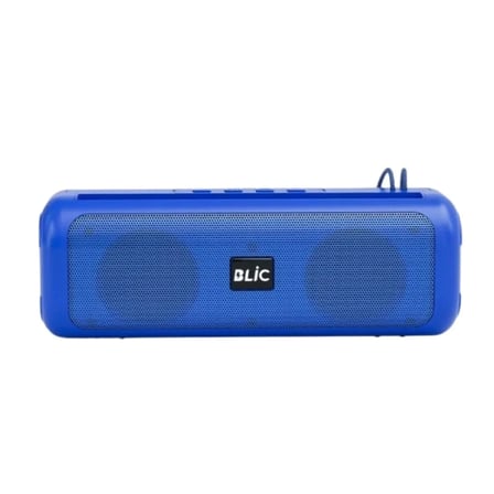 Blic BLS-72 12W Bluetooth 5.4 Taşınabilir Hoparlör TWS Stereo USB TF Kart Type-C Mavi