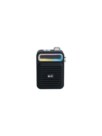 Blic BLS-75 7W Bluetooth Hoparlör RGB Işıklı TWS Stereo USB TF Kart Destekli Kablosuz Speaker Siyah