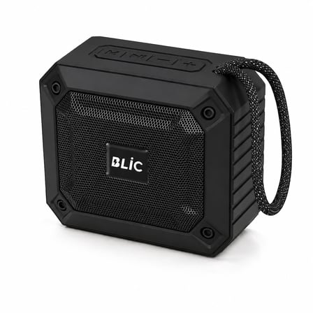 Blic BLS-84 6W Bluetooth 5.4 Kablosuz Hoparlör 1200mAh Taşınabilir Speaker USB TF Kart Destekli Siyah