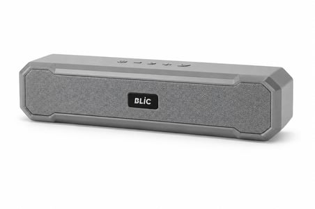Blic BLS-85 Bluetooth 5.4 Kablosuz Masaüstü Hoparlör 6W RMS 1500mAh TF USB T-C Destekli Gri