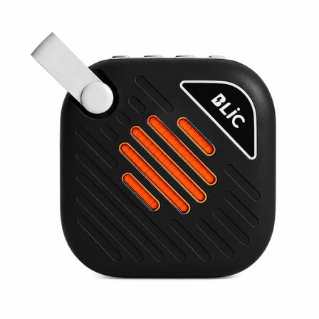 Blic BLS-90 6W Bluetooth 5.4 Kablosuz Hoparlör 1200mAh USB TF Kart Askılı Mini Speaker Siyah