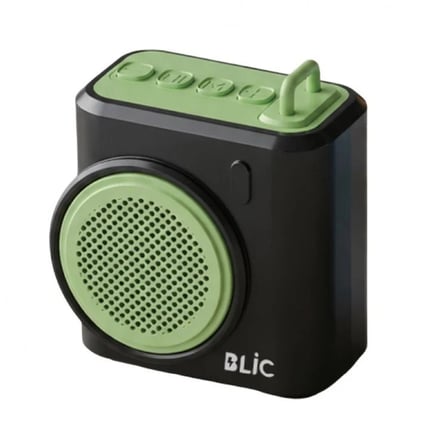 Blic BLS-92 6W Bluetooth 5.4 Kablosuz Hoparlör 1200mAh USB TF Kart Type-C Askılı Taşınabilir Mini Speaker Haki