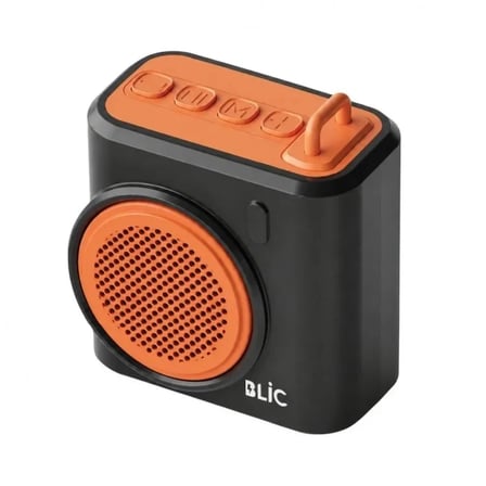 Blic BLS-92 6W Bluetooth 5.4 Kablosuz Hoparlör 1200mAh USB TF Kart Type-C Askılı Taşınabilir Mini Speaker Siyah