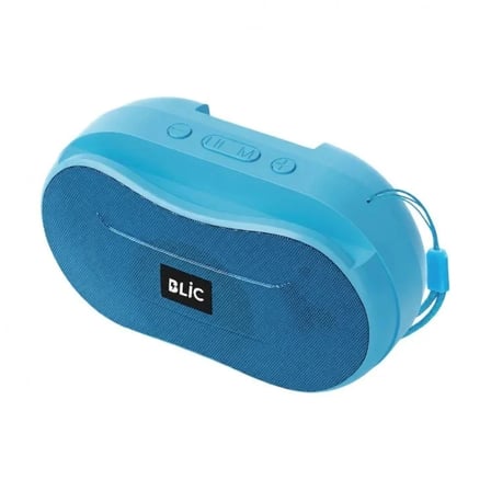Blic BLS-96 6W Bluetooth Hoparlör – Telefon Standlı, 1200mAh, USB TF Kart Destekli Askılı Taşınabilir Speaker Mavi