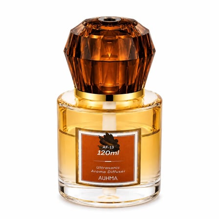 Auhma AF-13 120ml Şarjlı Ultrasonik Araç Koku Difüzörü Sarı Ambiyans Işıklı Blue Tea Esans Aroma Yayıcı