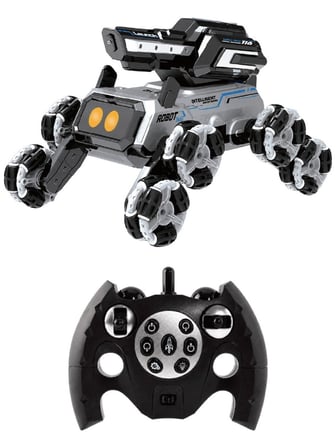 Bagajon BRB4 AI Akıllı Robot Köpek – Su Atışlı 2.4GHz Uzaktan Kumandalı Jest Kontrollü Akrobatik Işıklı Sesli Robot Oyuncak
