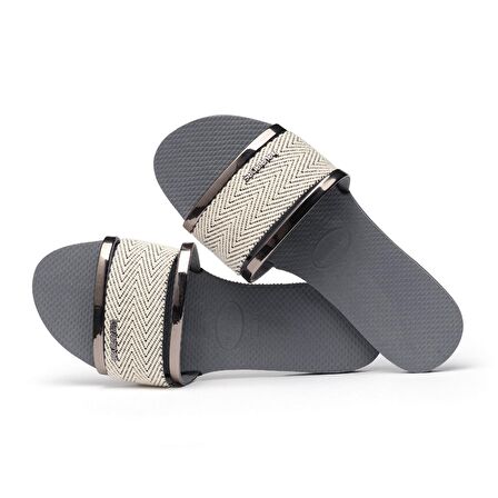 Havaianas You Trancoso Premium Kadın Gümüş Gri Terlik