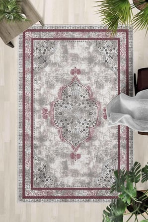 Kaymaz Taban Yıkanabilir Halı – Mutfak, Salon, Yatak Odası için Modern Dijital Baskı Halı (SLNHALI57