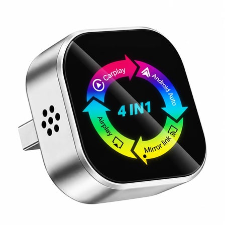 Yeni Nesil USB 4in1 Kablosuz CarPlay & Android Auto Smart Box