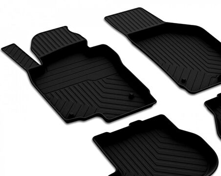 Seat Leon 2 Ferrous 4D Havuzlu Kauçuk Paspas 2006 2012