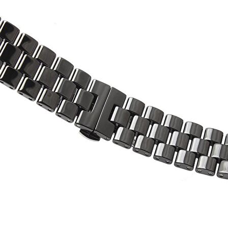 Gpack Apple Watch 9 45mm Kordon Parlak Seramik Kaplama Metal ZR