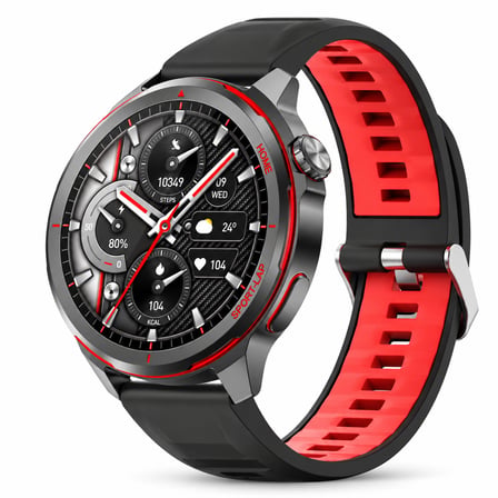 Kalobee SK58 Premium Akıllı Saat 1.53” – Bluetooth Arama & Çağrı Cevaplama, AI Sesli Asistan, Kalp Ritmi, Uyku ve Spor Takibi, IP68-Siyah