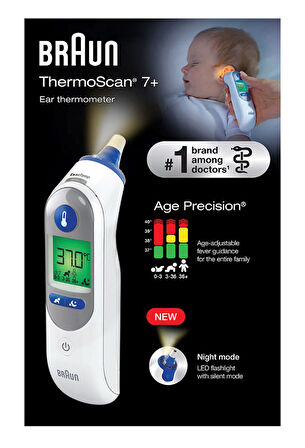 Braun IRT 6525 Thermoscan Ateş Ölçer 