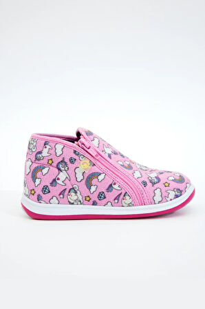 Dudino Comfy Unicorn Kız Çocuk Pembe Panduf 98A-317