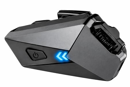 Blic RS55 Bluetooth 6.0 Motosiklet Kask Kulaklığı – 800 mAh Batarya, AI Sesli Asistan Destekli, Kablosuz Müzik ve Telefon Görüşmesi