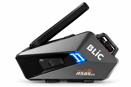 Blic RS85 2X Tekli Motosiklet İnterkom – 2 Kişi Eşleşme Özellikli, Bluetooth 5.0, 800 mAh Batarya, Kask İçi Kulaklık