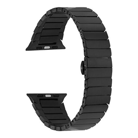 Gpack Apple Watch SE 2 2023 44mm Kordon Alüminyum Alaşım Çizgi Desenli Krd79