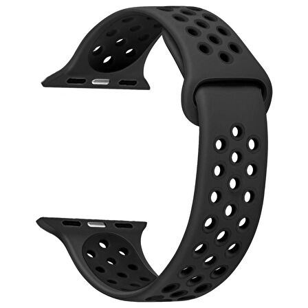 Gpack Apple Watch Ultra 2 Kordon Delikli Çift Renk Silikon