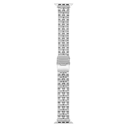 Gpack Apple Watch Ultra 2 Kordon Mat Parlak Şerit Bakla Desenli Krd54